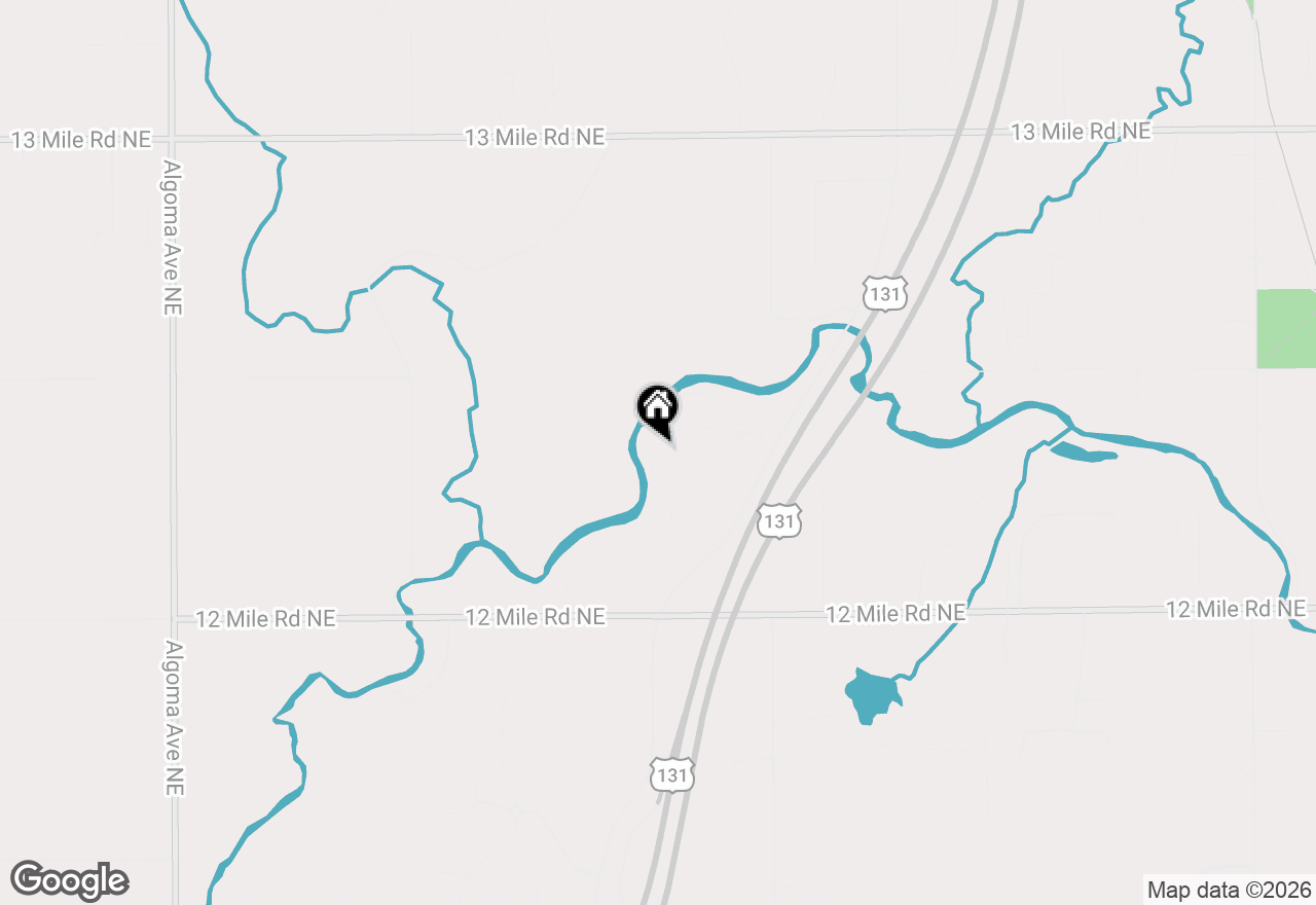 Map of 3395 Vly Vw Drive Ne, Rockford, MI 49341