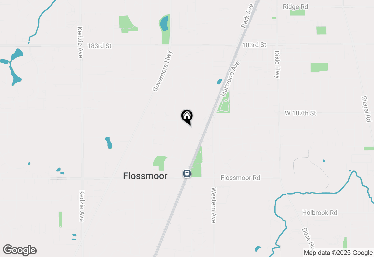 Map of 802 Argyle Avenue, Flossmoor, IL 60422