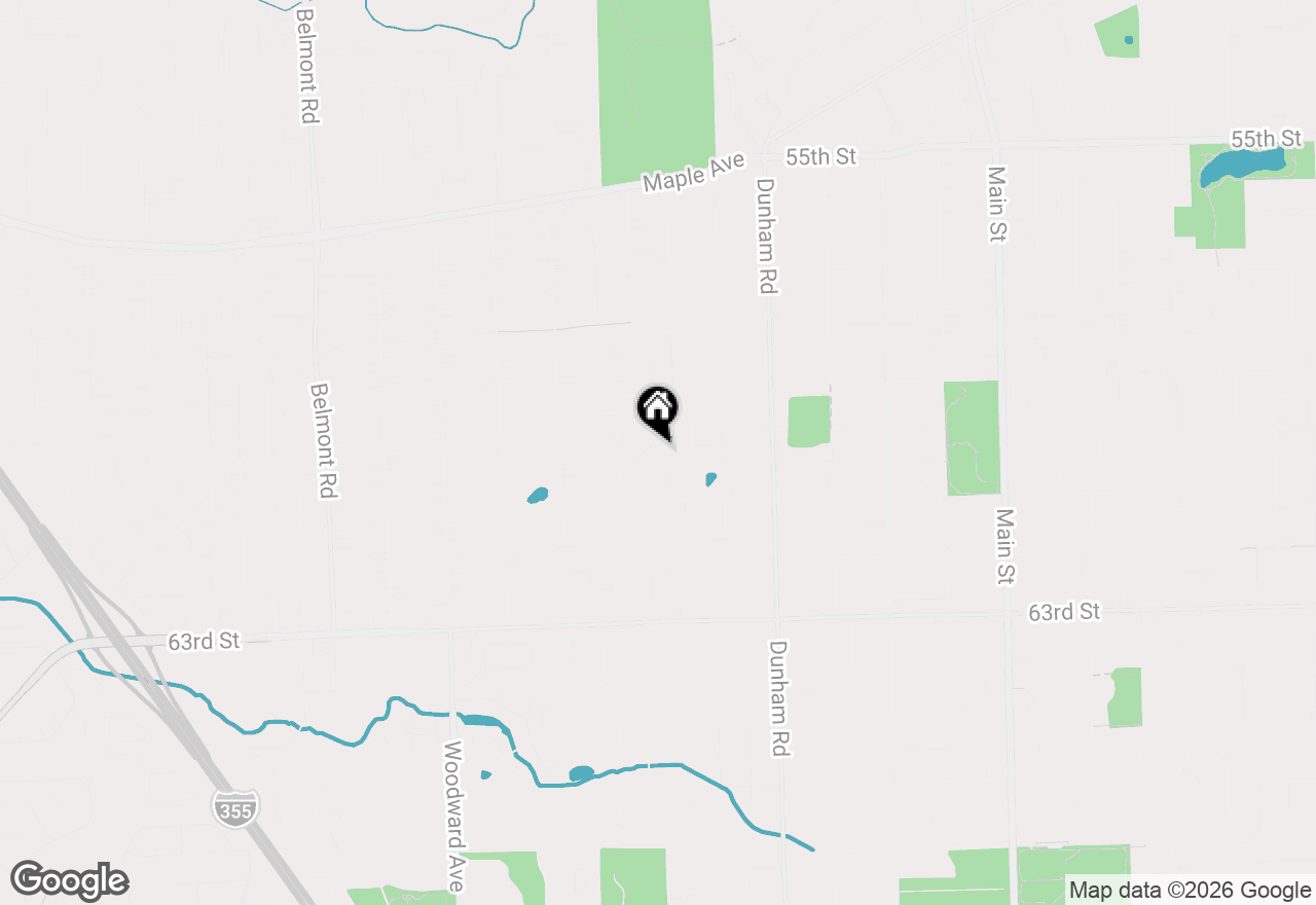 Map of 5937 Boundary Road, Downers Grove, IL 60516