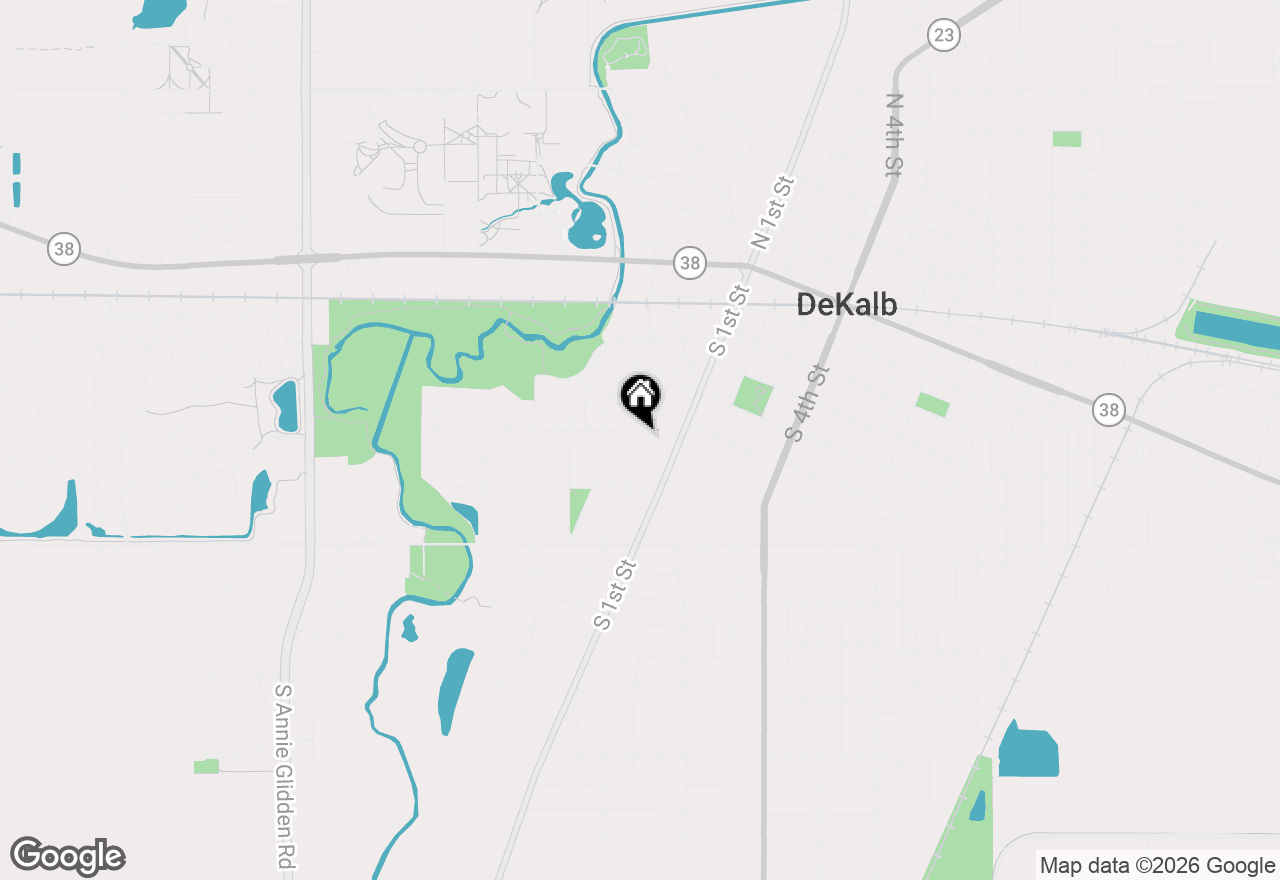 Map of 631 Haish Boulevard, Dekalb, IL 60115