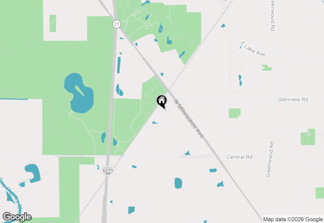 Map of 4136 Cove Lane #E, Glenview, IL 60025