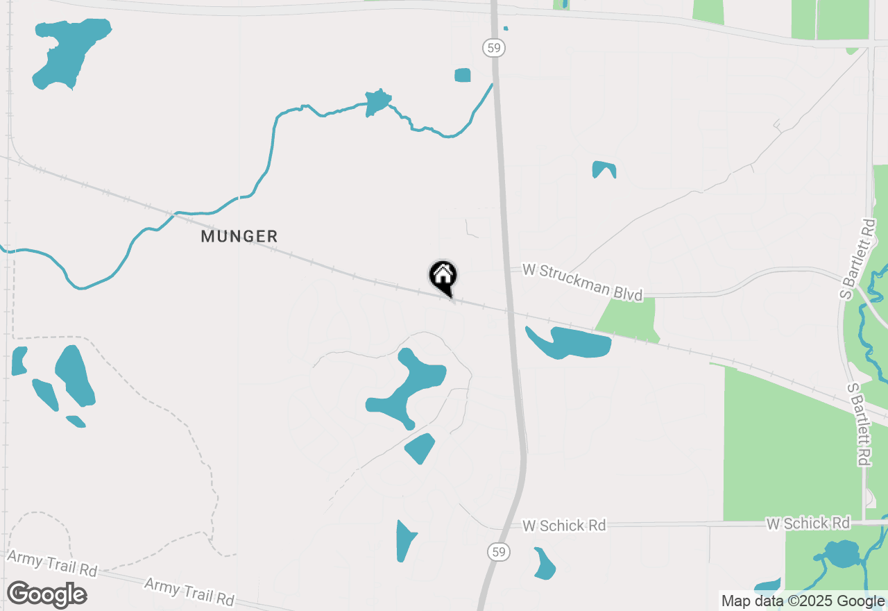 Map of 1244 Churchill Road, Bartlett, IL 60103