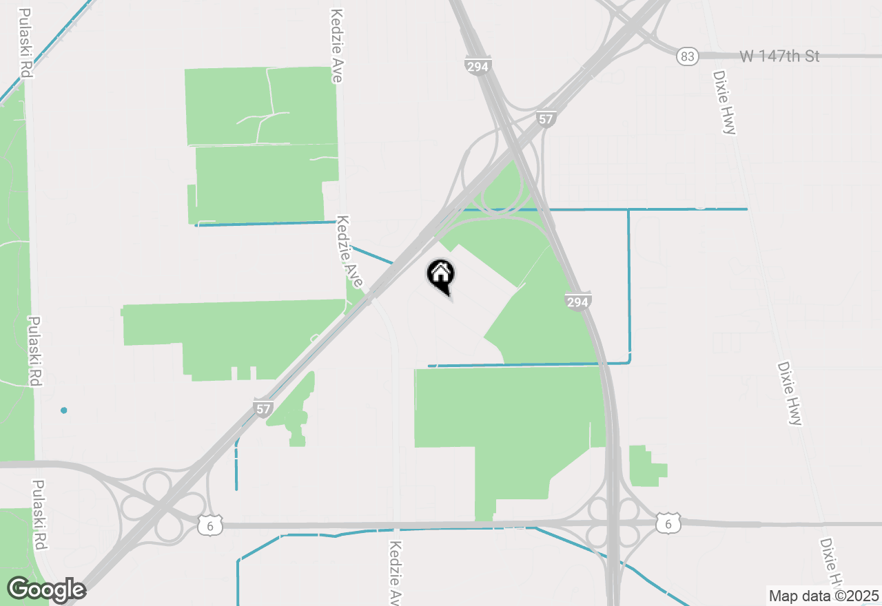 Map of 15325 Afton Avenue, Markham, IL 60428