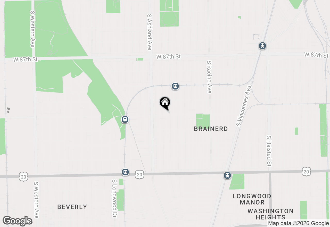 Map of 1502 W 91st Street, Chicago, IL 60620