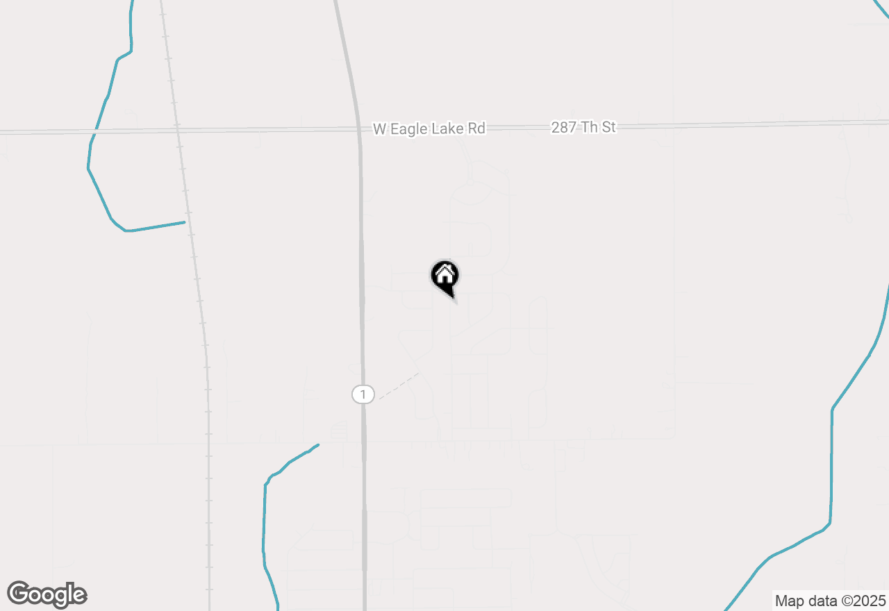 Map of 1646 Fox Hound Trail, Beecher, IL 60401