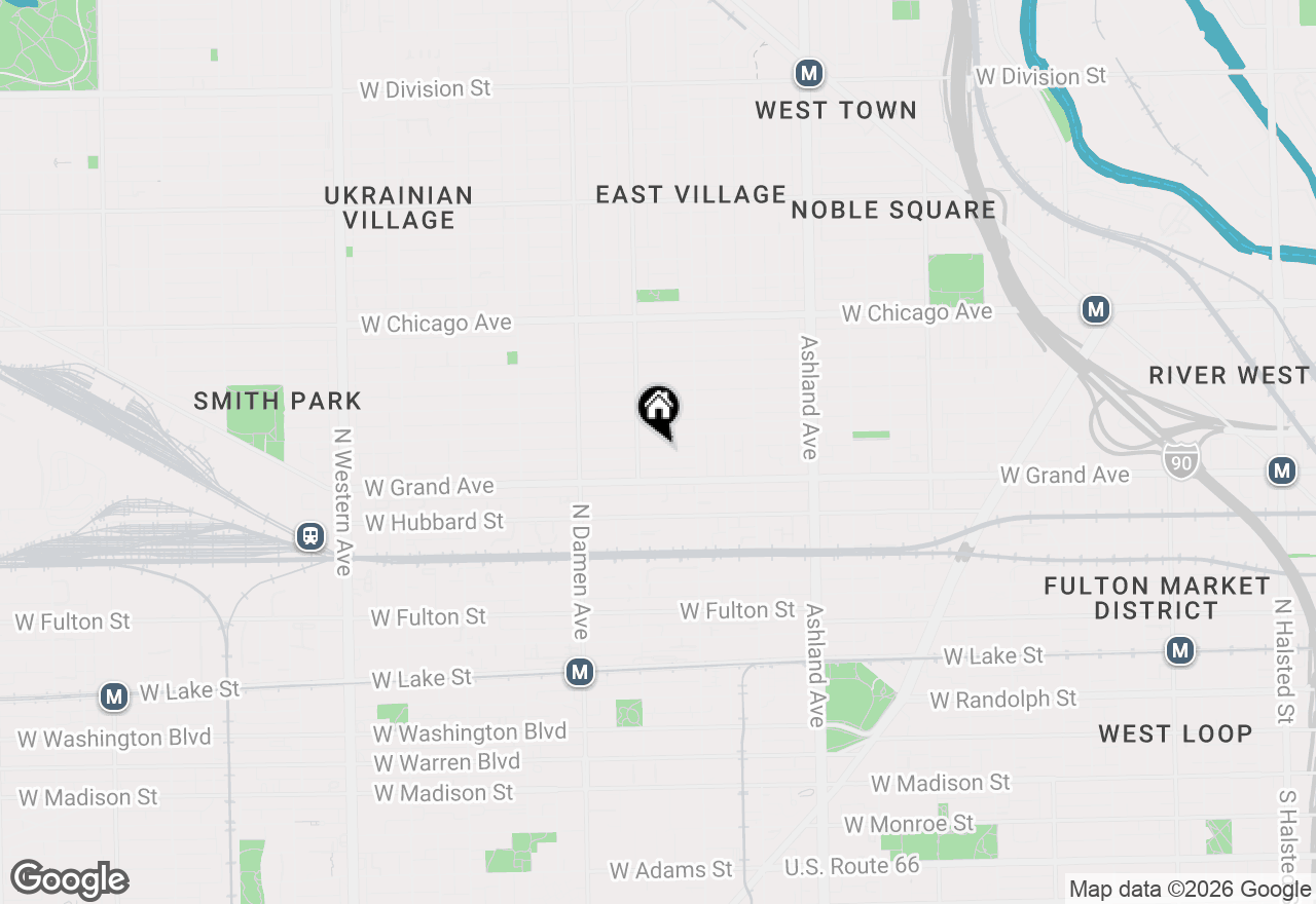 Map of 1838 W Race Avenue, Chicago, IL 60622