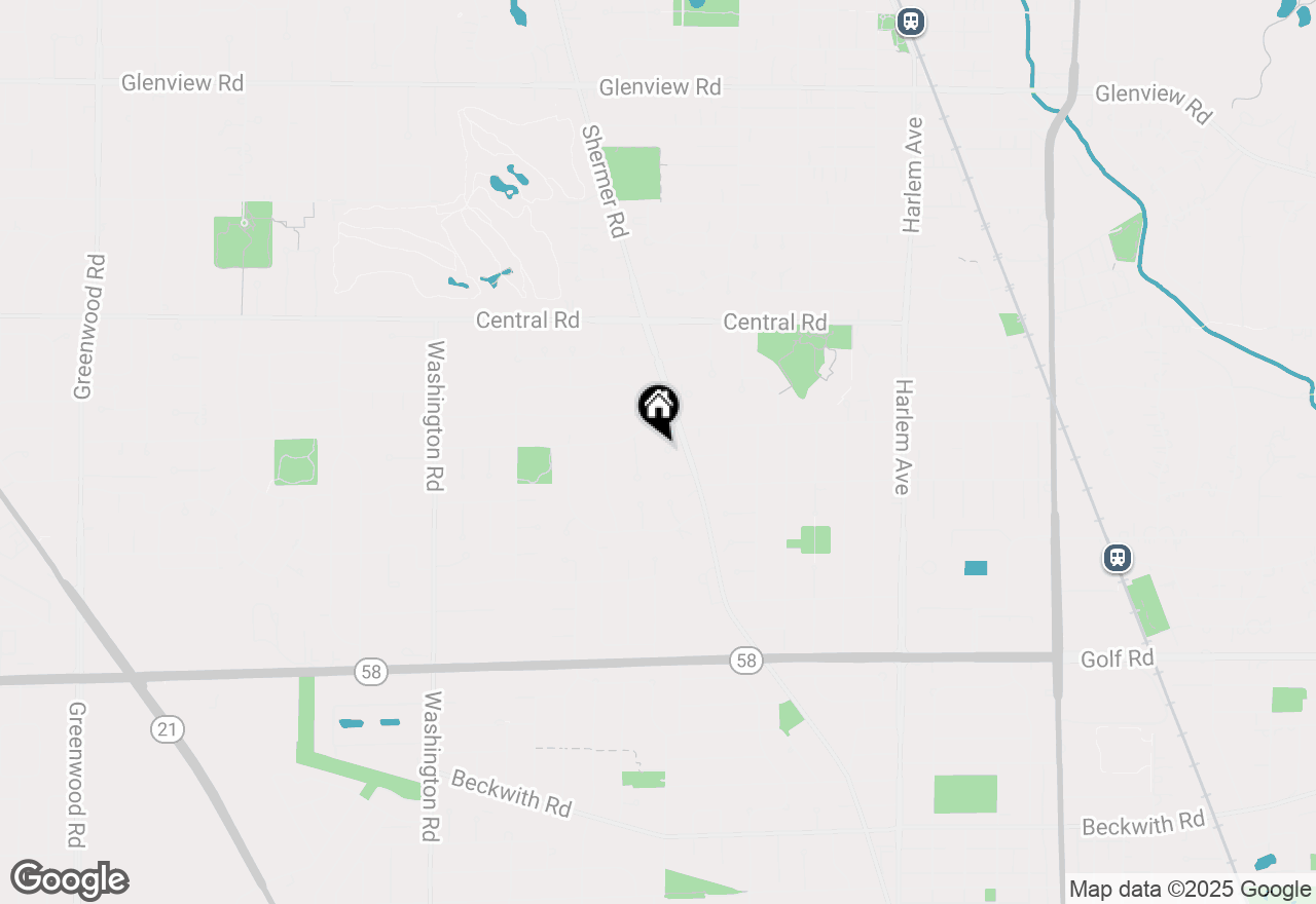 Map of 2310 Malik Court, Glenview, IL 60025