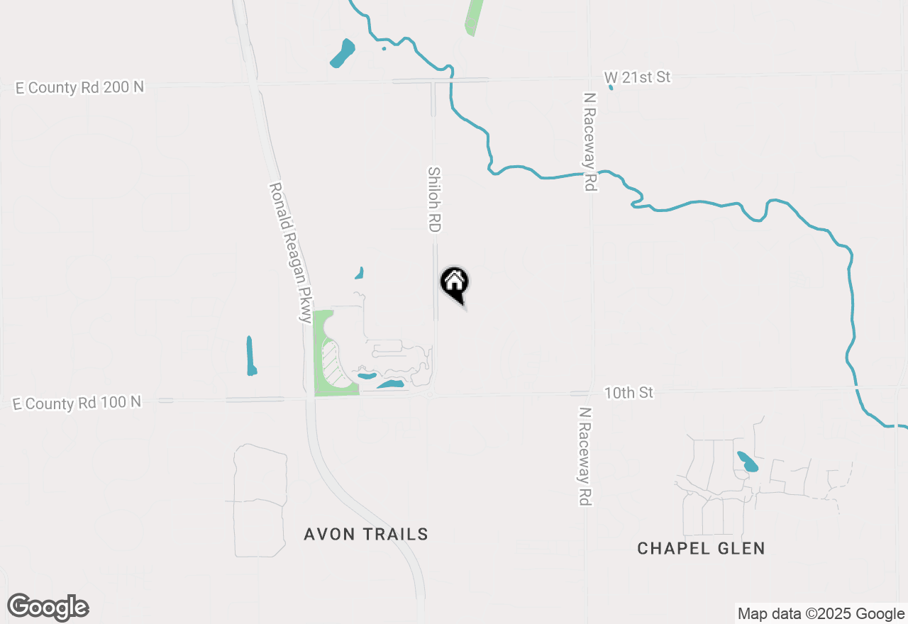 Map of 1266 Legacy Lane, Indianapolis, IN 46234