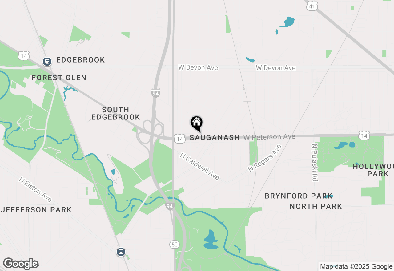 Map of 6000 N Knox Avenue, Chicago, IL 60646