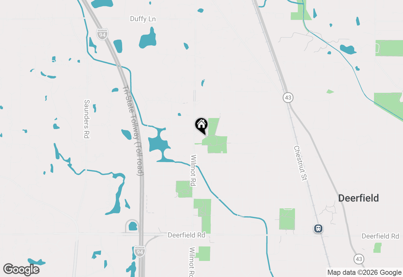 Map of 1335 Wilmot Road, Deerfield, IL 60015