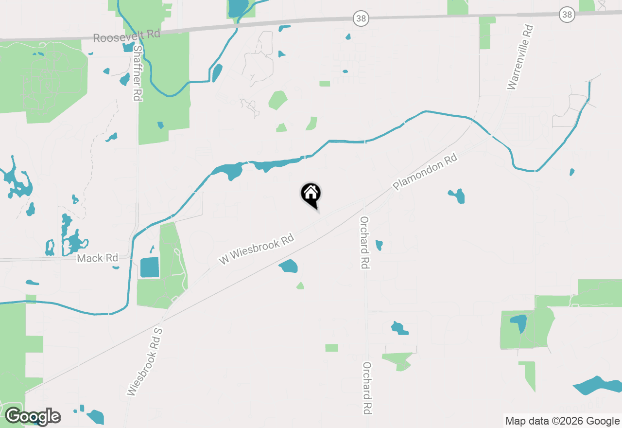 Map of 1605 Burning Trail, Wheaton, IL 60189