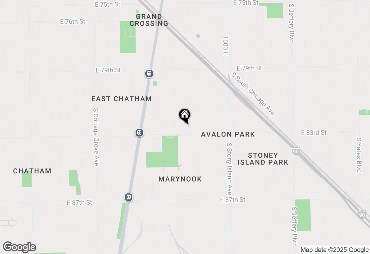 Map of 8232 S Kenwood Avenue, Chicago, IL 60619