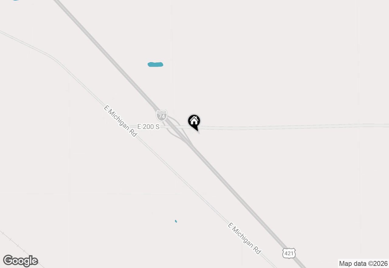 Map of 4485 E State Road 244, Shelbyville, IN 46176