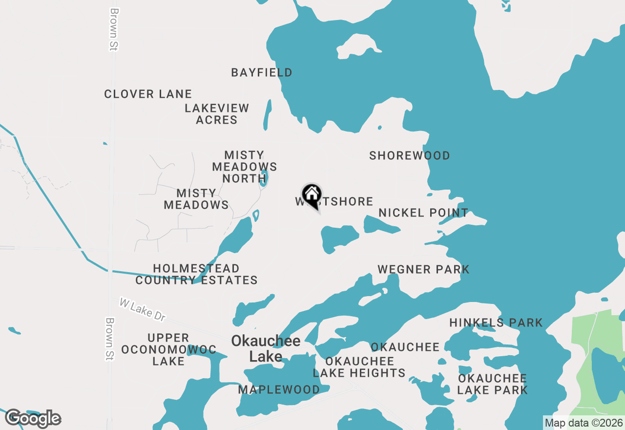 Map of W351N5700 Westshore Rd, Oconomowoc, WI 53066
