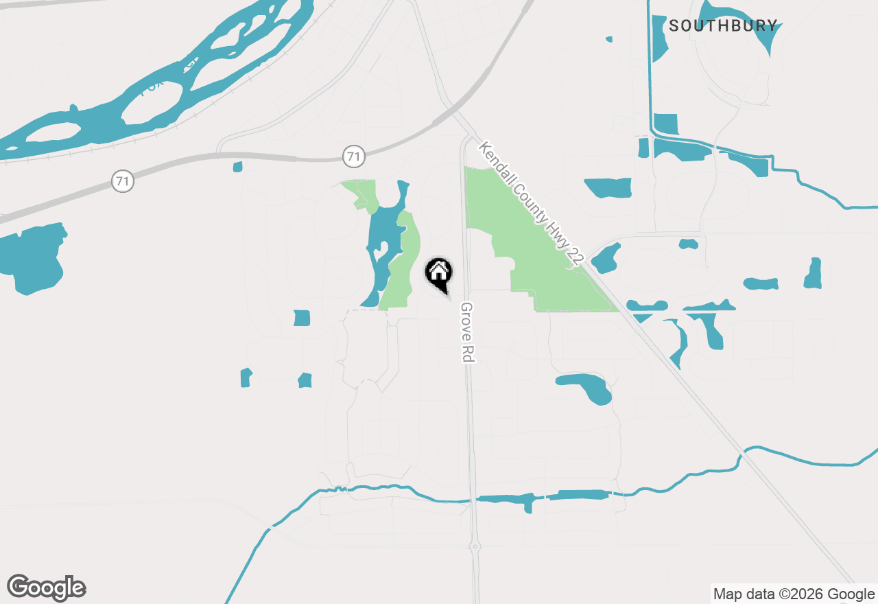 Map of 567 Lakeview Drive, Oswego, IL 60543