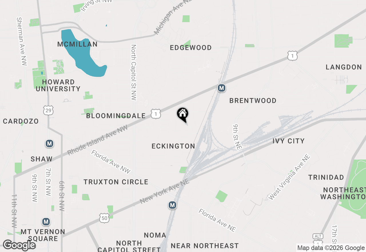 Map of 302 Todd Place Ne #3, Washington, DC 20002