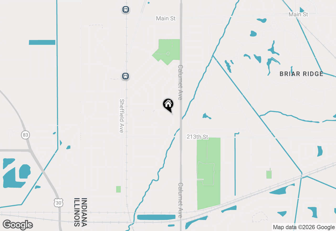 Map of 707 212th Street, Dyer, IN 46311