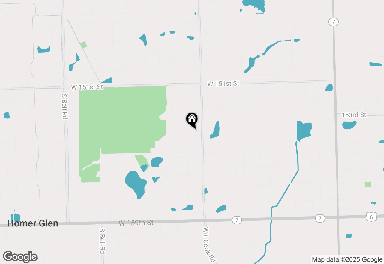 Map of 12041 Magnolia Lane, Homer Glen, IL 60491