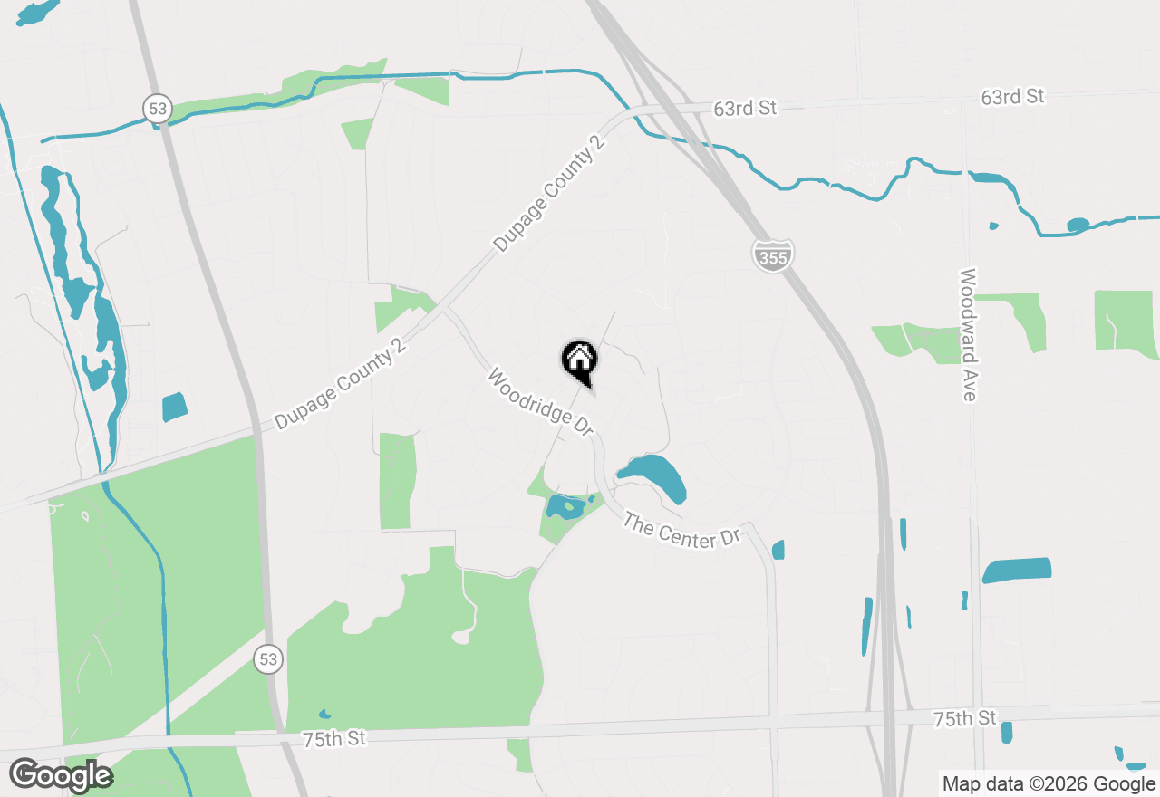 Map of 6856 Juneberry Court, Woodridge, IL 60517