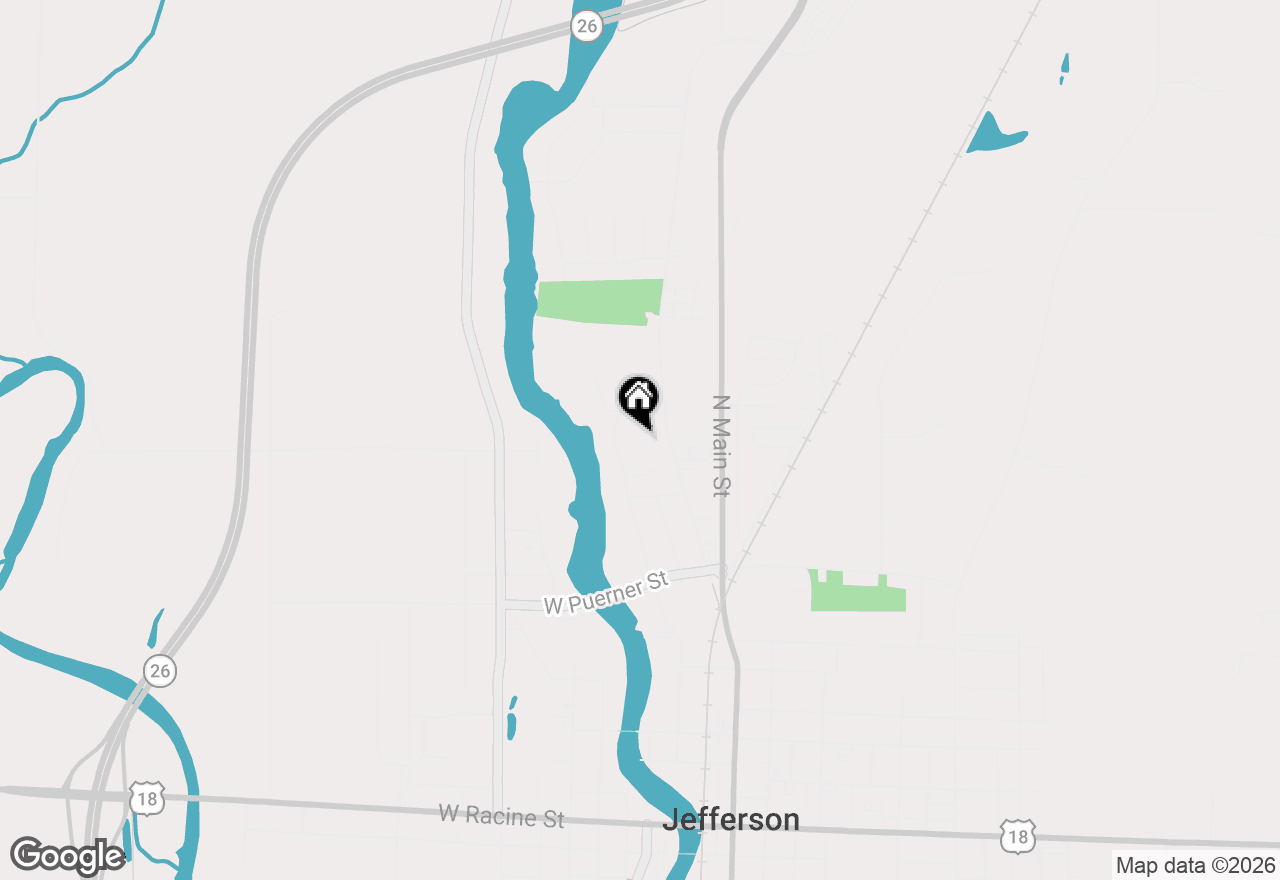 Map of 864 Leah Court, Jefferson, WI 53549