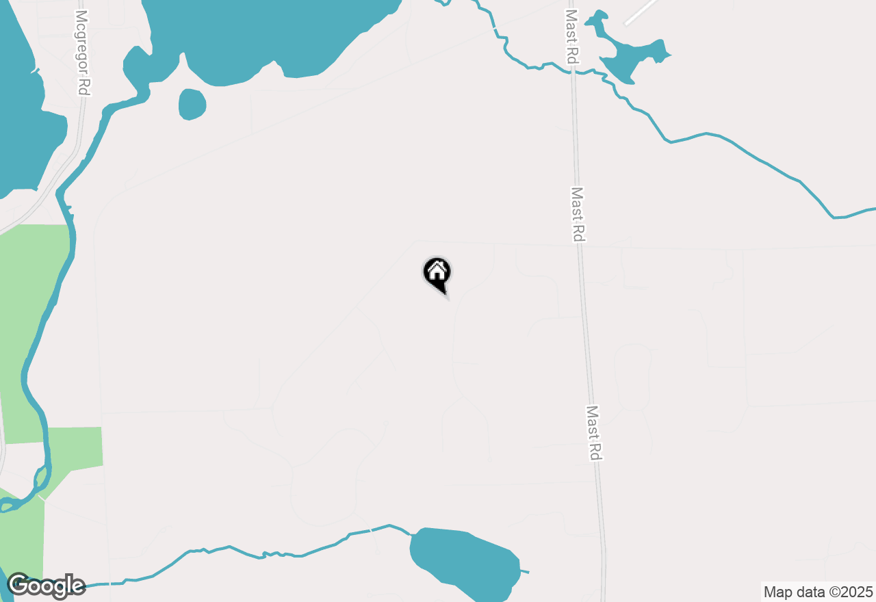 Map of 8793 Webster Hills Road, Dexter, MI 48130