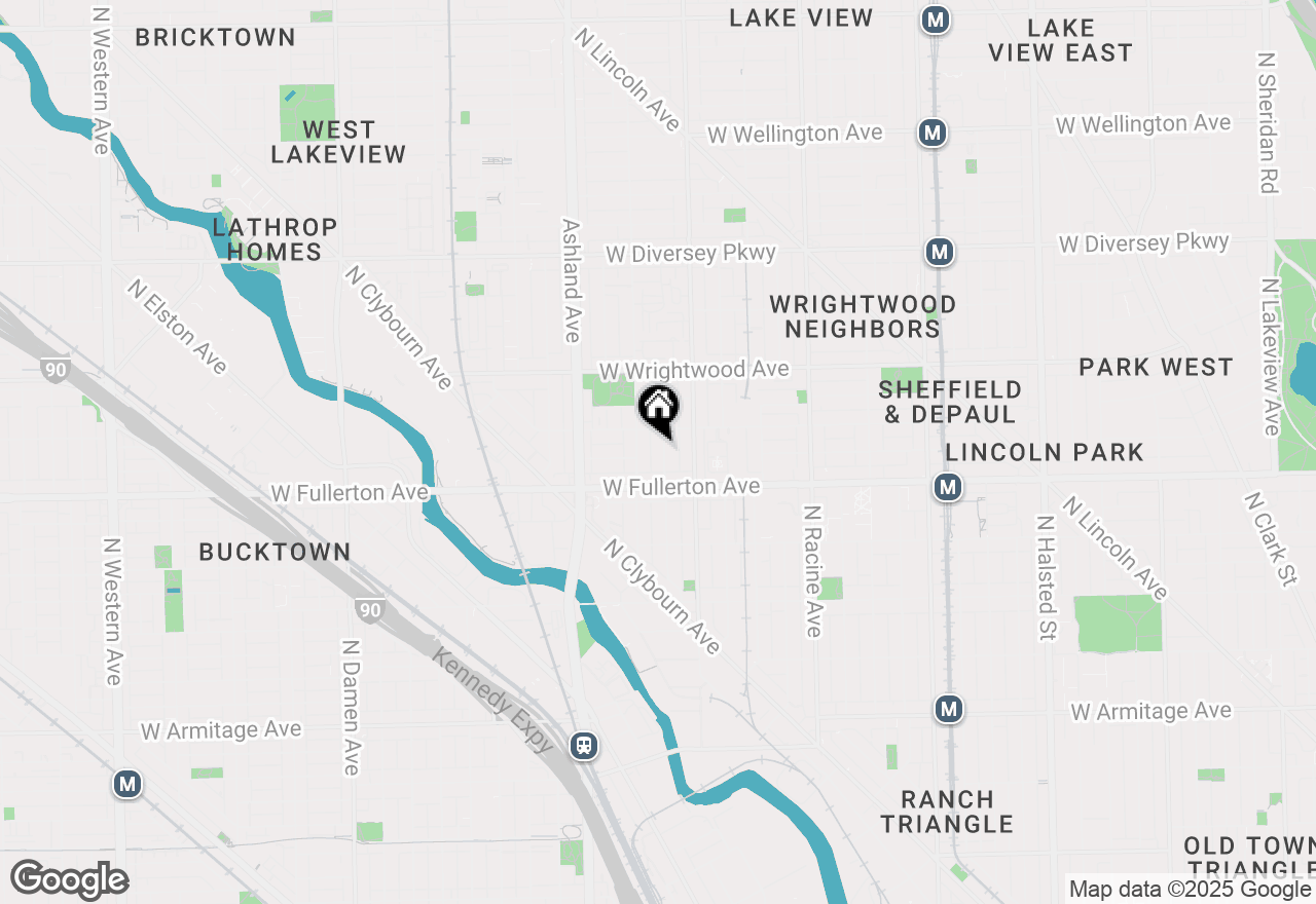 Map of 2436 N Janssen Avenue, Chicago, IL 60614