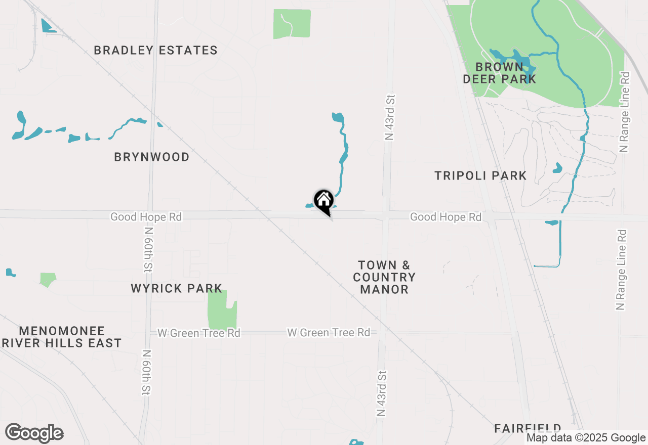 Map of 4617 W Good Hope Rd, Milwaukee, WI 53223