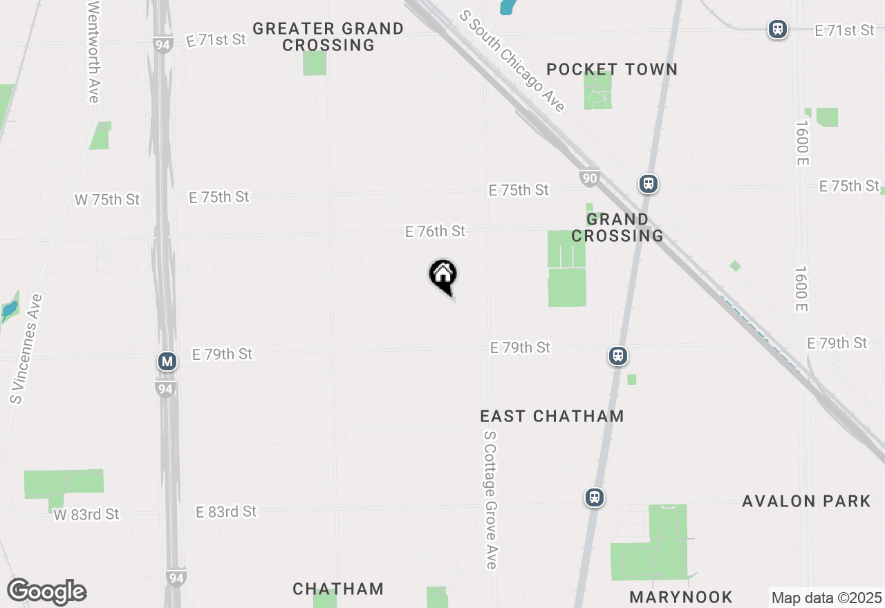 Map of 650 E 78th Street, Chicago, IL 60619