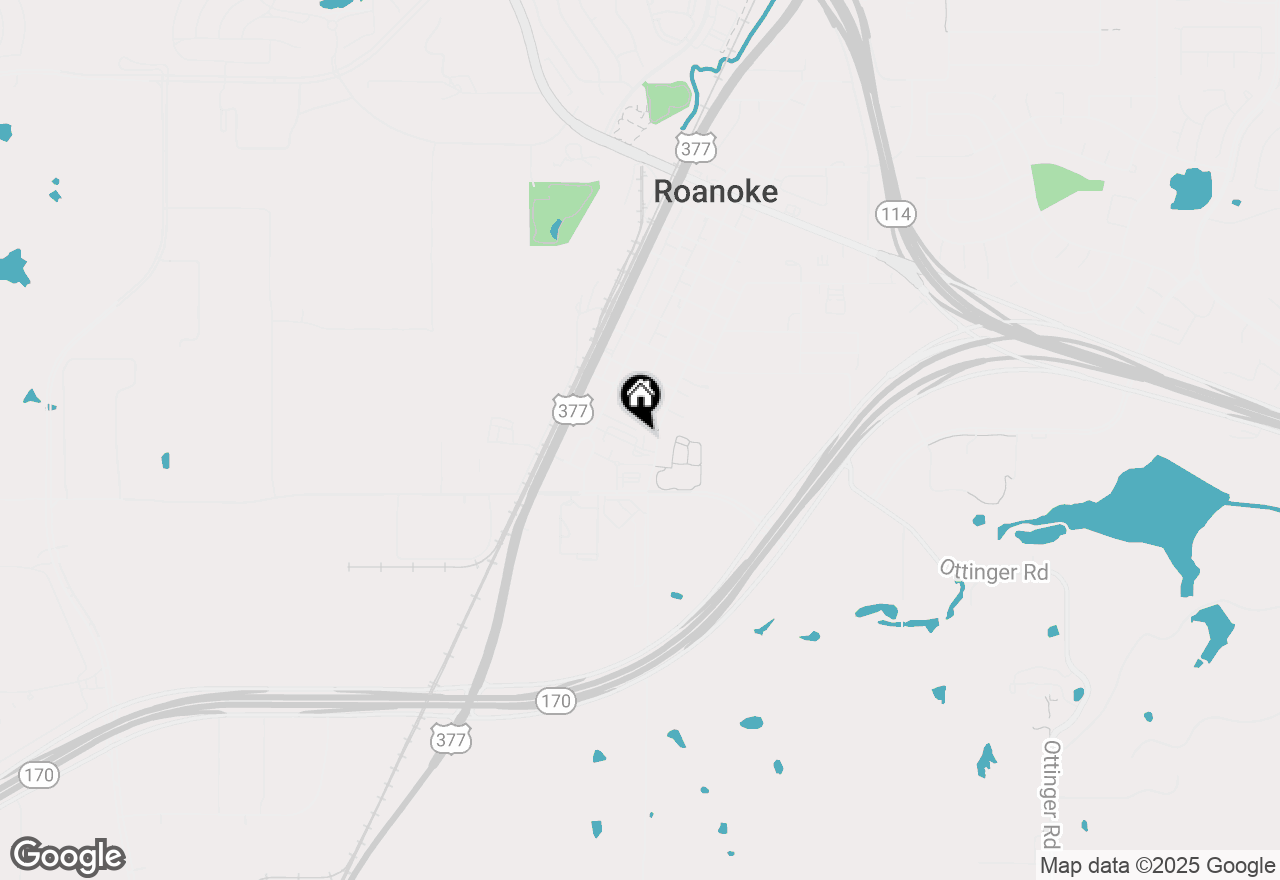 Map of 408 Crockett Circle, Roanoke, TX 76262