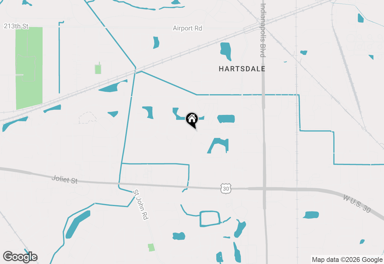 Map of 1307 Marigold Place, Schererville, IN 46375