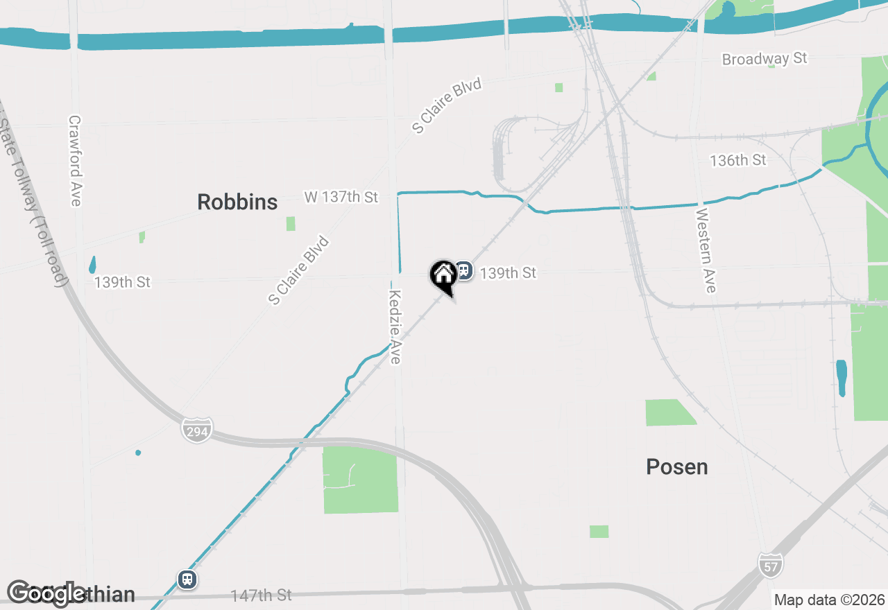 Map of 13977 Kedzie Avenue, Blue Island, IL 60406