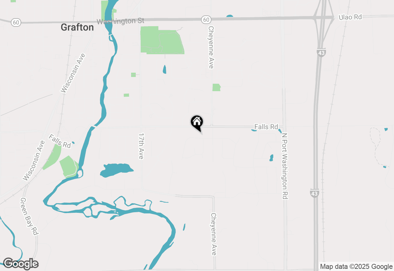 Map of 2060 E Teton Trl, Grafton, WI 53024