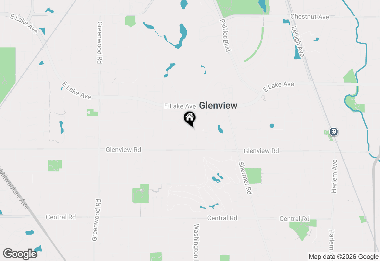 Map of 1109 Terrace Lane, Glenview, IL 60025