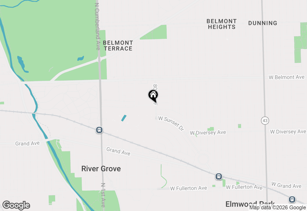 Map of 8020 W O'connor Drive #106, River Grove, IL 60171