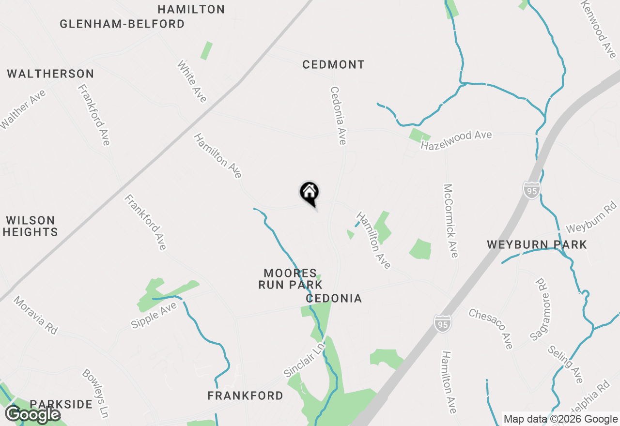 Map of 5608 Bucknell Road #APT A, Baltimore, MD 21206