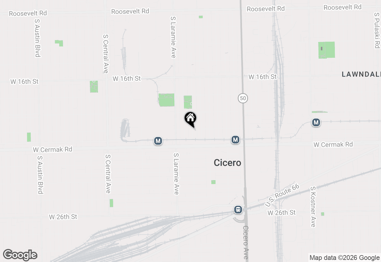 Map of 2100 S 51st Avenue #2, Cicero, IL 60804