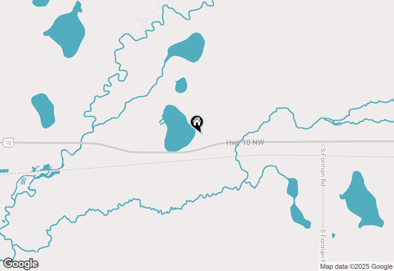 Map of 5833 S Whalen Lake, Baldwin, MI 49304