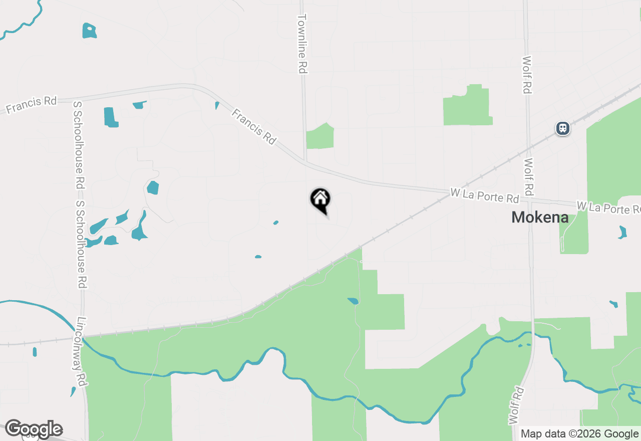 Map of 19961 Golden Oak Lane, Mokena, IL 60448