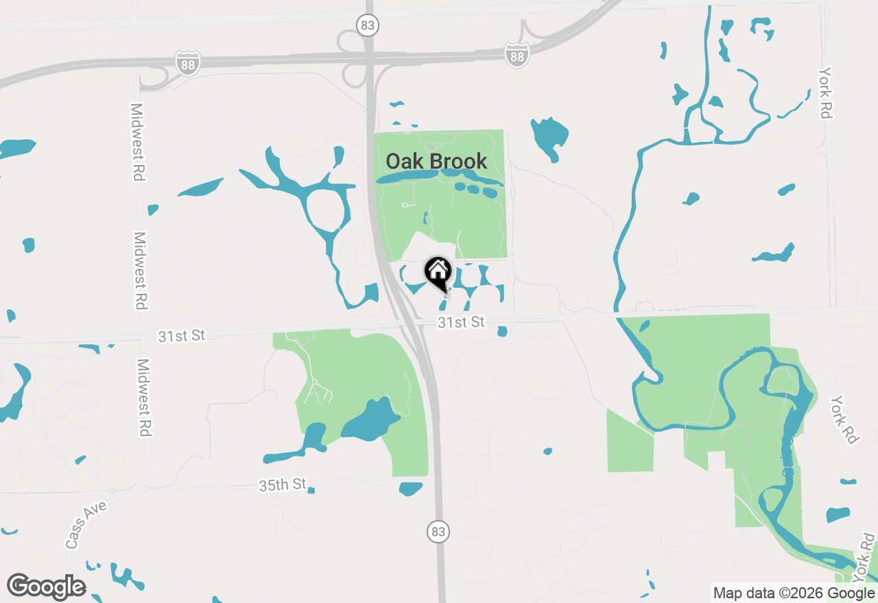 Map of 46 Forest Gate Circle, Oak Brook, IL 60523