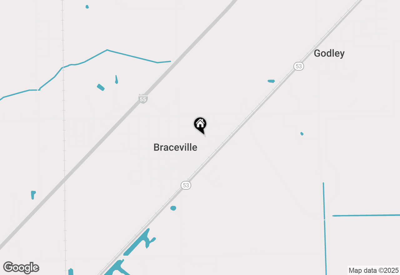 Map of 0 E South Railroad Street, Braceville, IL 60407