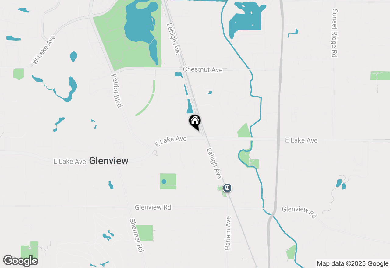 Map of 2106 Rugen Road #B, Glenview, IL 60026