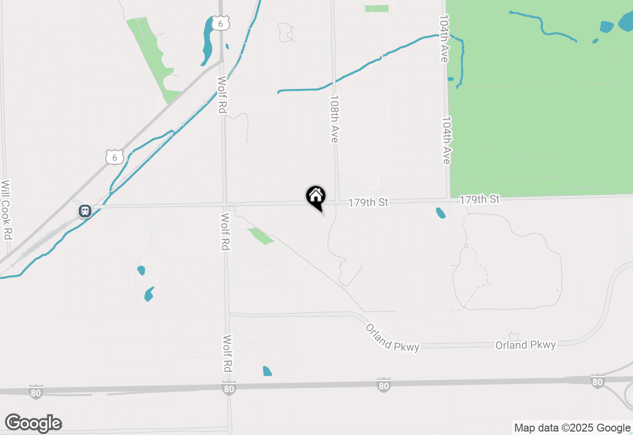 Map of 17932 S Alaska Court #21, Orland Park, IL 60467