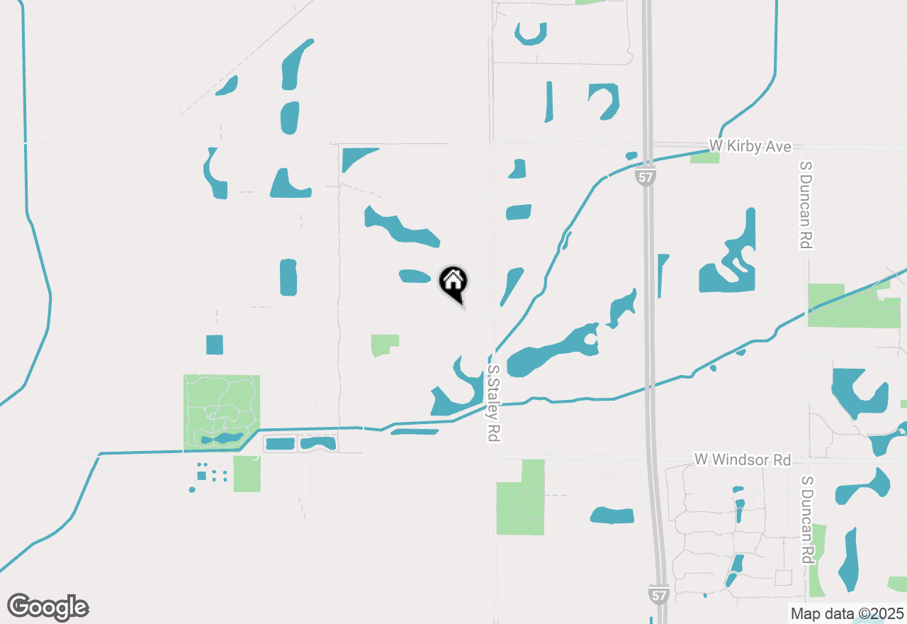 Map of 4321 Crossgate Drive, Champaign, IL 61822