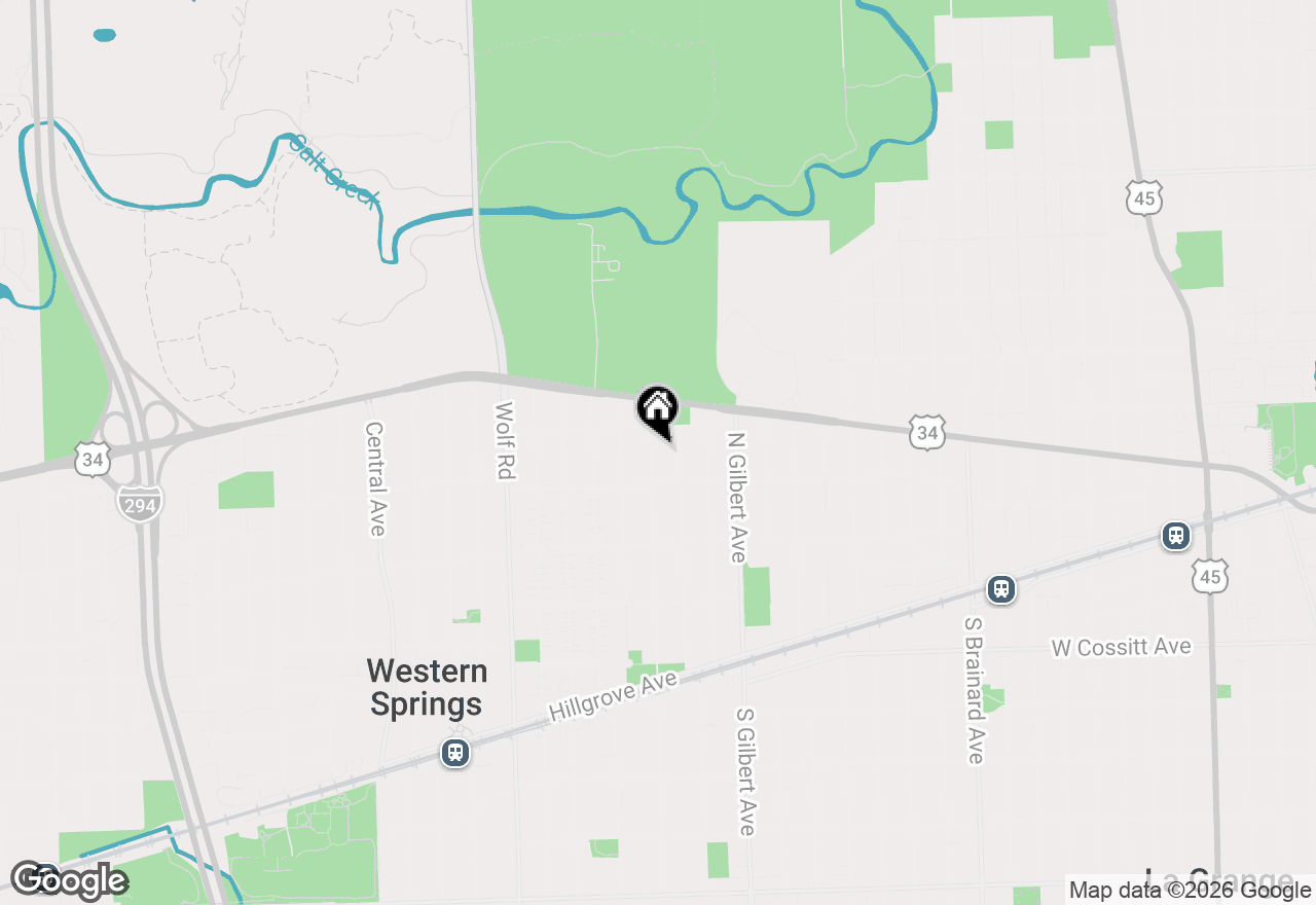 Map of 3923 Clausen Avenue, Western Springs, IL 60558