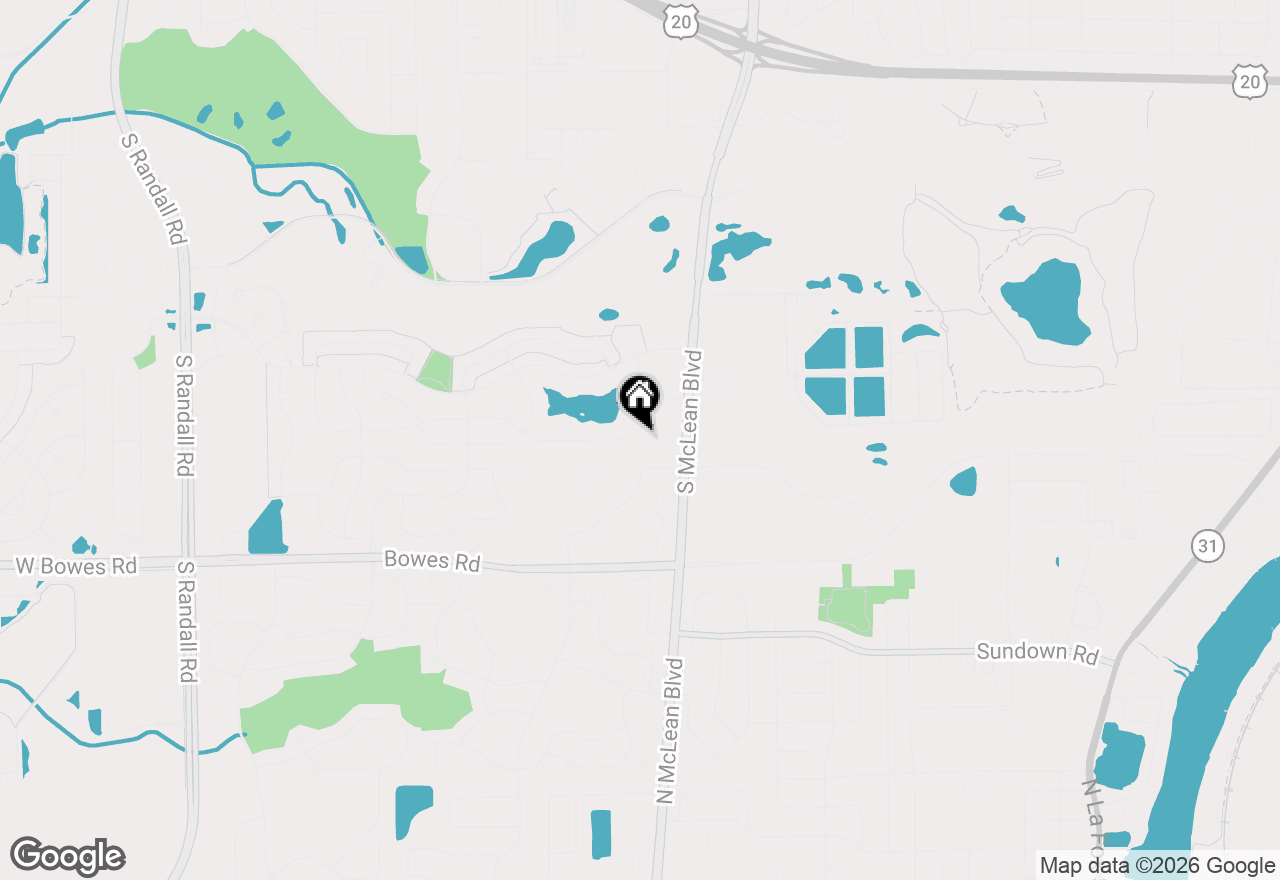 Map of 1549 Sawgrass Court, Elgin, IL 60123