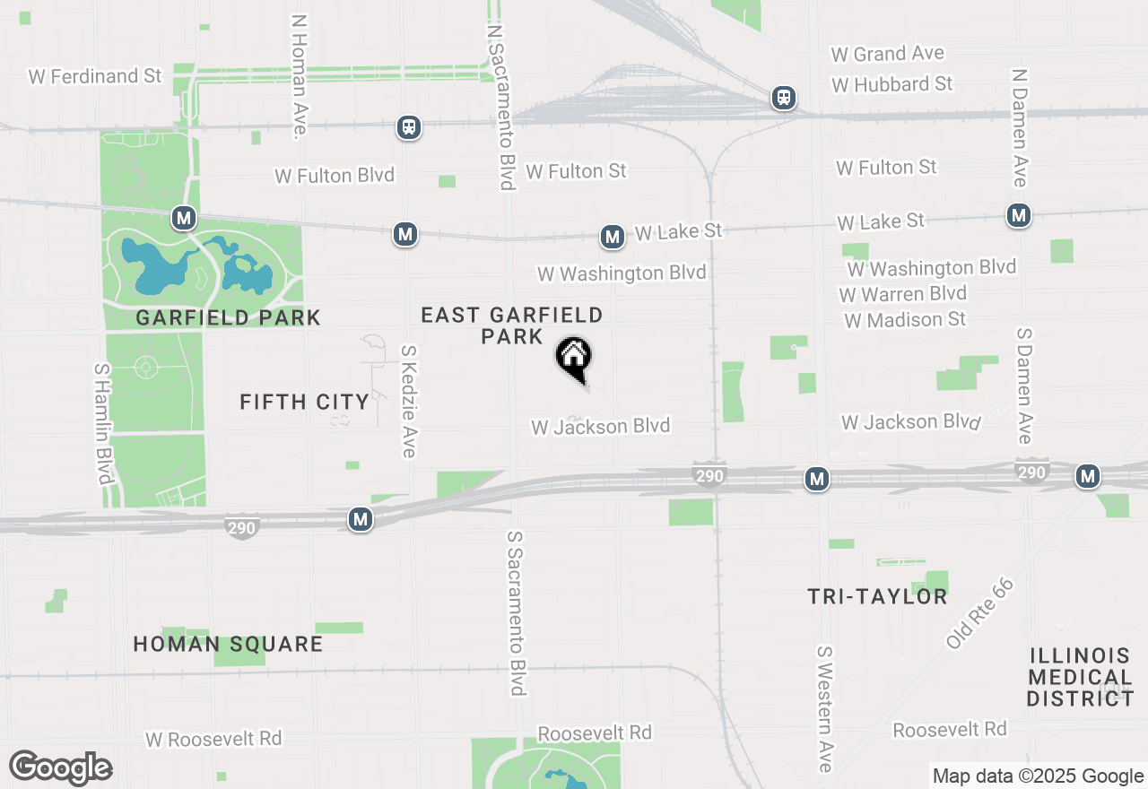 Map of 2848 W Adams Street #2, Chicago, IL 60612