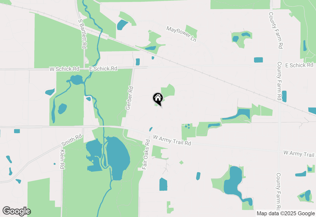 Map of 1661 Penny Lane, Bartlett, IL 60103