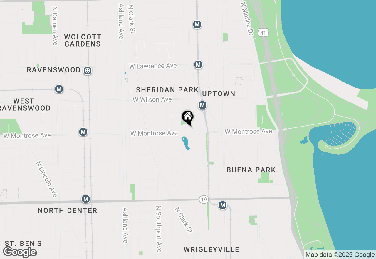 Map of 4406 N Racine Avenue #3, Chicago, IL 60613