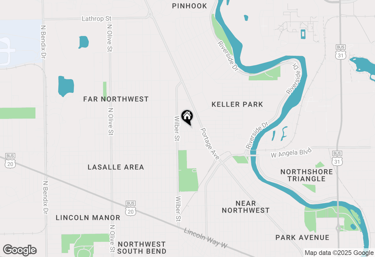 Map of 1618 Medora Street, South Bend, IN 46628