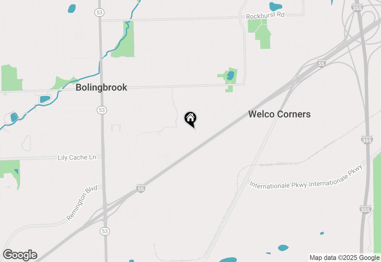 Map of 334 Idlewood Drive, Bolingbrook, IL 60440